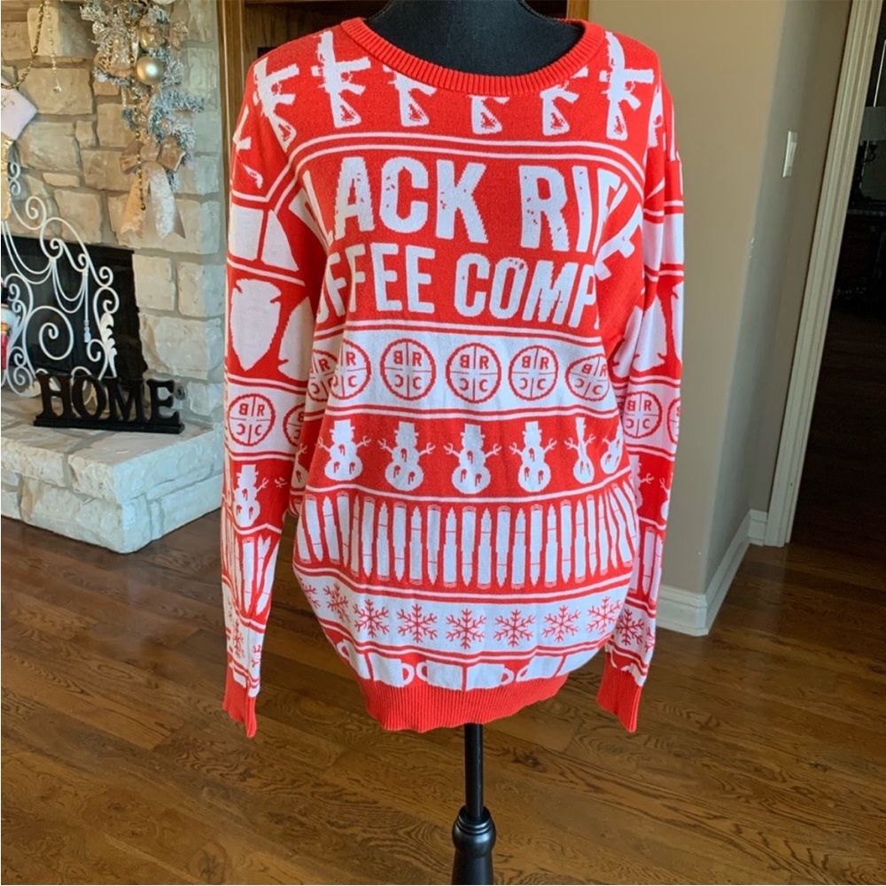 Black Rifle Coffee Company Red Sweater